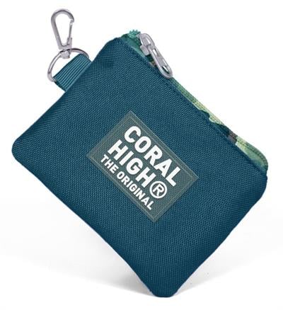 Coral High Nefti Kamuflaj Bozuk Para Cüzdanı - Erkek Çocuk