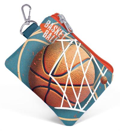 Coral High Nefti Turuncu Basketbol Bozuk Para Cüzdanı - Erkek Çocuk