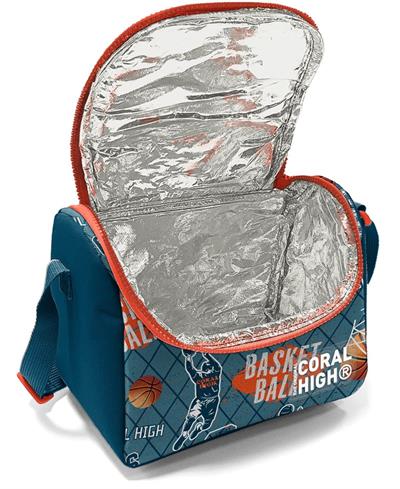 Coral High Nefti Turuncu Basketbol Isı Yalıtımlı Beslenme Çantası - Erkek Çocuk