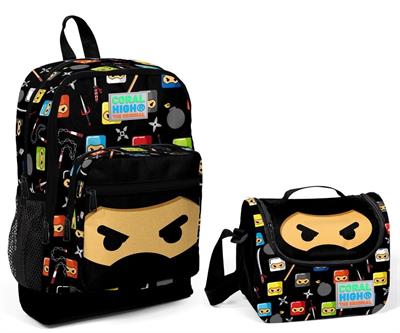 Coral High Ninja Baskılı Erkek Çocuk İlkokul Okul Çantası Seti - Erkek Çocuk