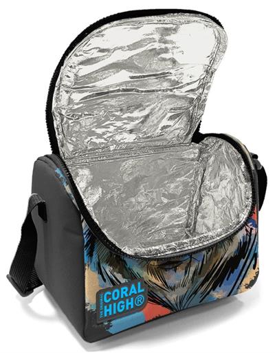 Coral High Okul Sırt ve Beslenme Çantası Seti Siyah Kurt - Erkek Çocuk