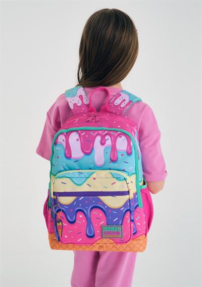 Coral High Pembe Dondurma İlkokul ve Günlük Sırt Çantası - Kız Çocuk