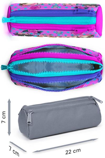 Coral High Pembe Köpek Üçlü Çekçek Işıklı Tekerlekli Çanta Seti - Kız Çocuk