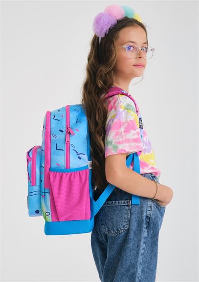 Coral High Pembe Mavi Flamingo İlkokul ve Günlük Sırt Çantası - Kız Çocuk