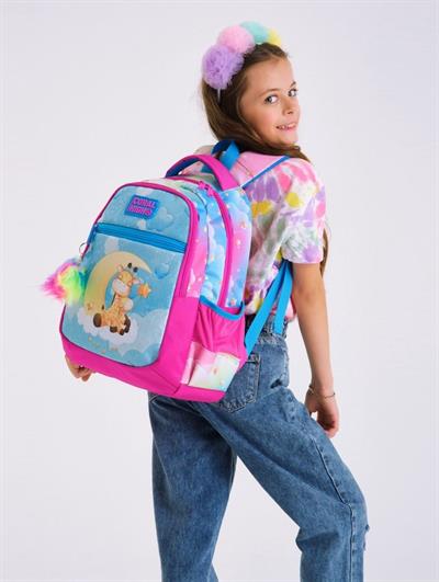 Coral High Pembe Mavi Zürafa Okul Sırt ve Beslenme Çantası Seti - Kız Çocuk