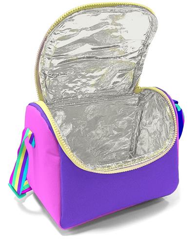 Coral High Pembe Pastel Renkli Işıklı Tekerlekli Okul Çantası ve Beslenme Seti - Kız Çocuk