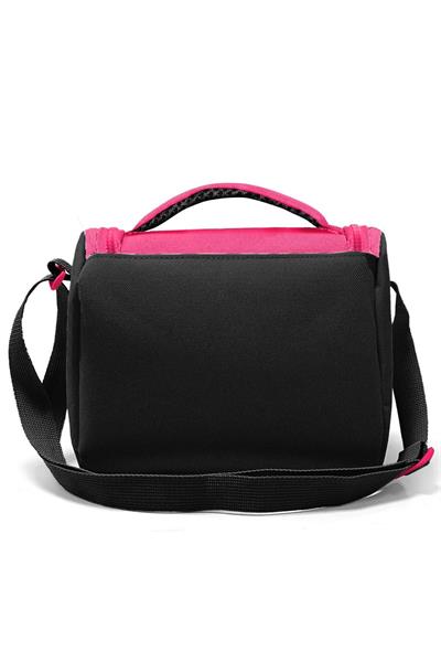 Coral High Pembe Siyah Beyaz Desenli 3lü Okul Çanta Seti SET0123678 - Kız