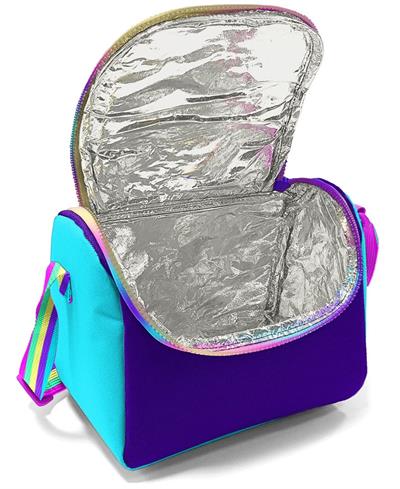 Coral High Rainbow Fermuarlı Mor Isı Yalıtımlı Beslenme Çantası - Kız Çocuk