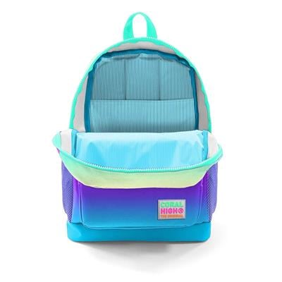 Coral High Rengarenk Kız Çocuk İlköğretim Okul Sırt Çantası ve Beslenme Çanta Seti