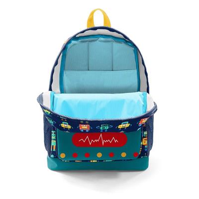 Coral High Robot Desenli Erkek Çocuk İlköğretim Okul Sırt Çantası ve Beslenme Çanta Seti