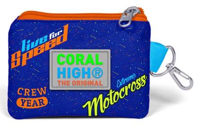 Coral High Sarı Motorsiklet Desenli Bozuk Para Çantası - Erkek Çocuk