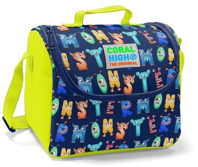 Coral High Sevimli Harfler Baskılı Erkek Çocuk İlkokul Çanta Seti - USB Çıkışlı