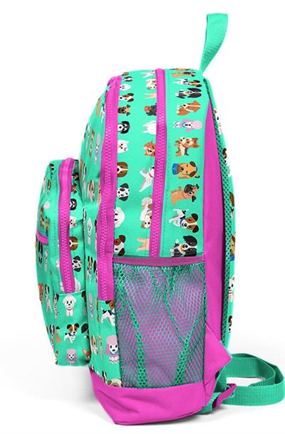Coral High Sevimli Köpekler Baskılı İlkokul ve Günlük Sırt Çantası - Kız Çocuk