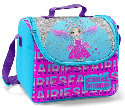 Coral High Simli Parlayan Peri Kız İlkokul Çantası Takımı - Okul Seti