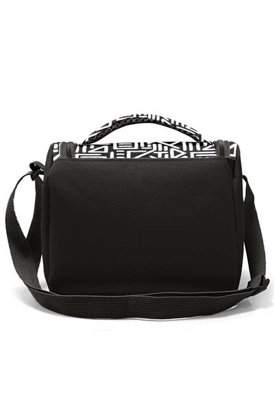 Coral High Siyah Beyaz Geomatrik Desenli 3lü Okul Çanta Seti SET0123682 - Erkek