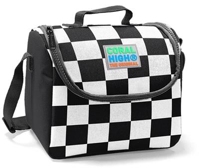 Coral High Siyah Damalı İlkokul Çantası ve Beslenme Seti - Erkek Çocuk