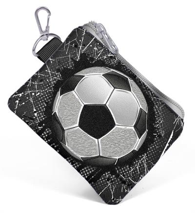 Coral High Siyah Futbol Bozuk Para Cüzdanı - Erkek Çocuk