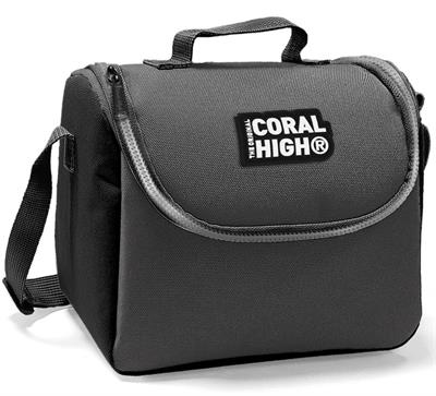 Coral High Siyah Gri Okul Sırt Çantası ve Beslenme Çantası - Erkek Çocuk