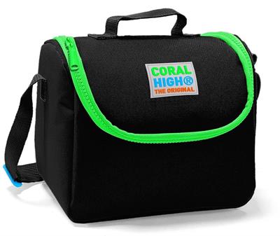 Coral High Siyah Okul Çantası ve Beslenme Çantası Seti - USB Soketli