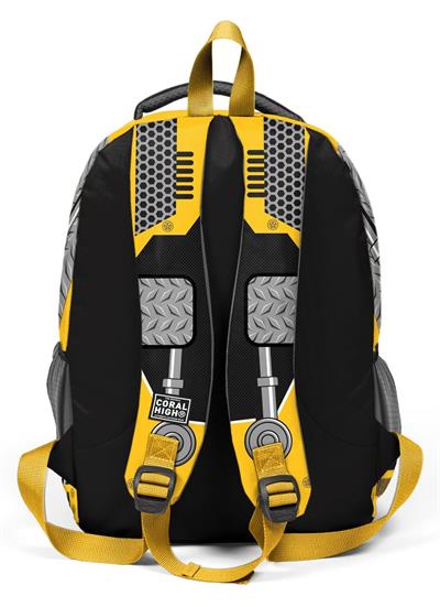Coral High Siyah Sarı Robot Erkek Çocuk İlkokul Okul Sırt Çantası