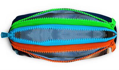 Coral High Siyah Turuncu Futbol Topu Baskılı Erkek Çocuk Kalem Çantası - Üç Gözlü 22095