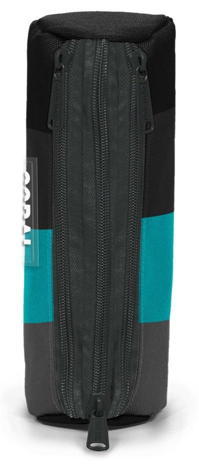 Coral High Siyah Yeşil Renk Geçişli Erkek Çocuk Okul Kalem Çantası - Üç Gözlü 11196