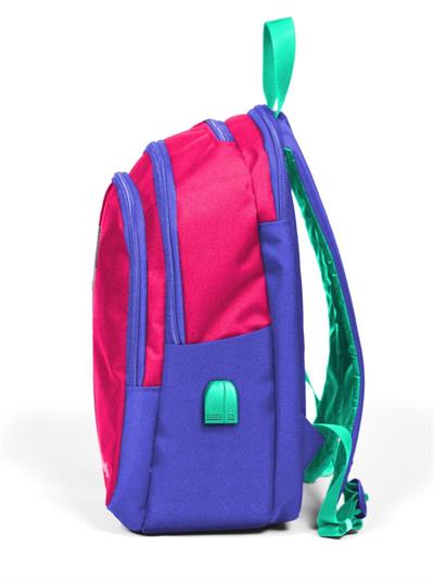 Coral High Sport Beş Gözlü Pembe Okul ve Günlük Sırt Çantası - Laptop+Tablet Bölmeli