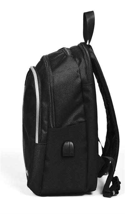 Coral High Sport Beş Gözlü Siyah Okul ve Günlük Sırt Çantası - Laptop+Tablet Bölmeli