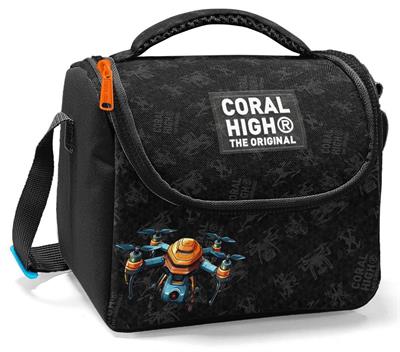 Coral High Thermo Beslenme Çantası - Erkek Çocuk, Drone Pilotu Siyah 22791