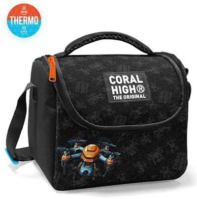 Coral High Thermo Beslenme Çantası - Erkek Çocuk, Drone Pilotu Siyah 22791