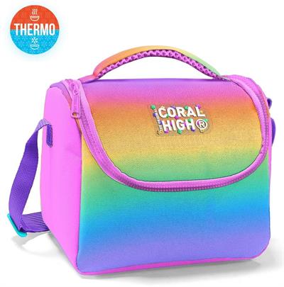Coral High Thermo Beslenme Çantası - Kız Çocuk, Çok Renkli Renk Geçişli Gradyan 12786