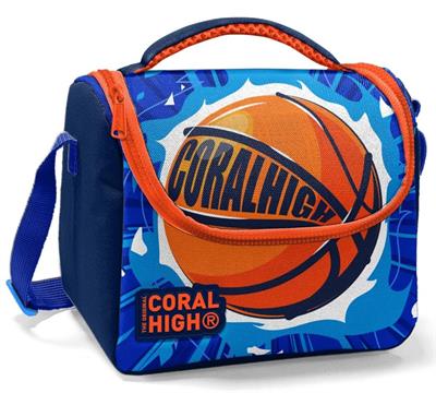 Coral High Thermo Mavi Turuncu Okul Beslenme Çantası