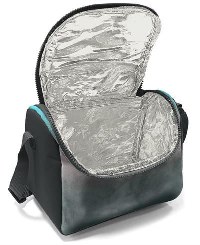 Coral High Turkuaz Gri Batik Işıklı Tekerlekli Okul Çantası ve Beslenme Seti - Erkek Çocuk