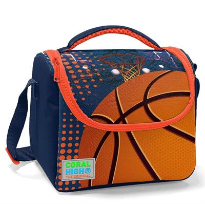 Coral High Turuncu Lacivert Basketbol Isı Yalıtımlı Beslenme Çantası - Erkek Çocuk