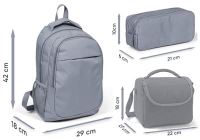 Coral High Üç Bölmeli Erkek Çocuk, Siyah Kükreyen Aslan, İlkokul ve Ortaokul Üçlü Okul Çanta Seti