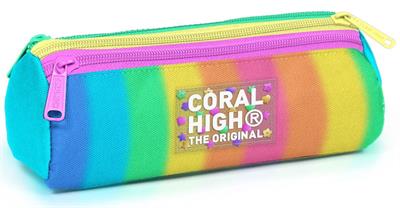 Coral High Üç Bölmeli Kız Çocuk Renk Geçişli İlkokul Kalem Çantası 11173