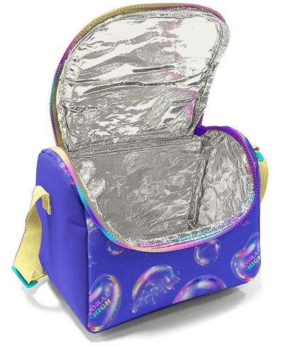 Coral High Üç Gözlü İlkokul Çantası ve Beslenme Çantası - Lavanta Pembe Baloncuk Desenli - Kız Çocuk