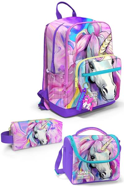Coral High Unicorn 3lü Okul Çanta Seti SET0123634