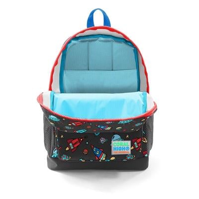 Coral High Uzay Baskılı Erkek Çocuk İlköğretim Okul Sırt Çantası ve Beslenme Çanta Seti