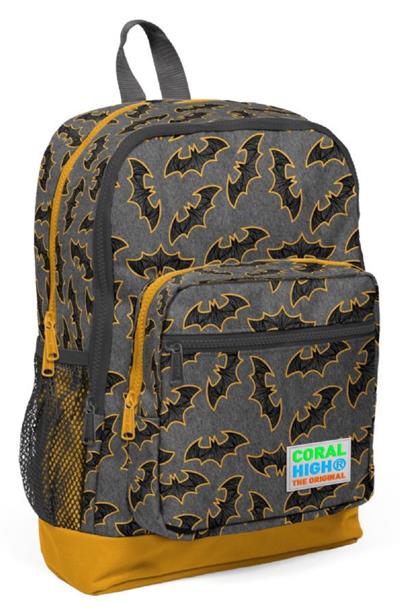 Coral High Yarasa Baskılı İlkokul Çantası ve Beslenme Seti - Erkek Çocuk