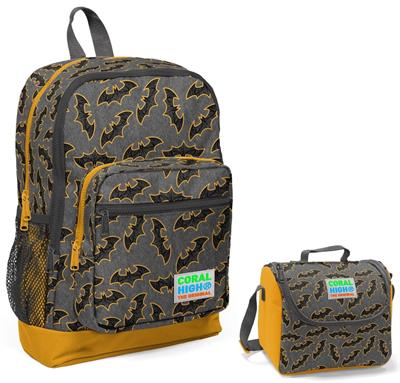 Coral High Yarasa Baskılı İlkokul Çantası ve Beslenme Seti - Erkek Çocuk