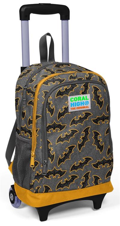 Coral High Yarasa Erkek Çekçek Çanta Seti - Işıklı Tekerlekler