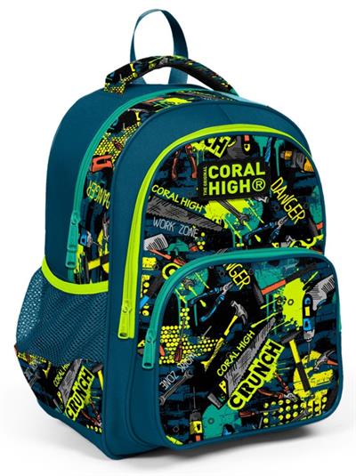 Coral High Yeşil İlkokul Okul Sırt Çantası - Erkek Çocuk