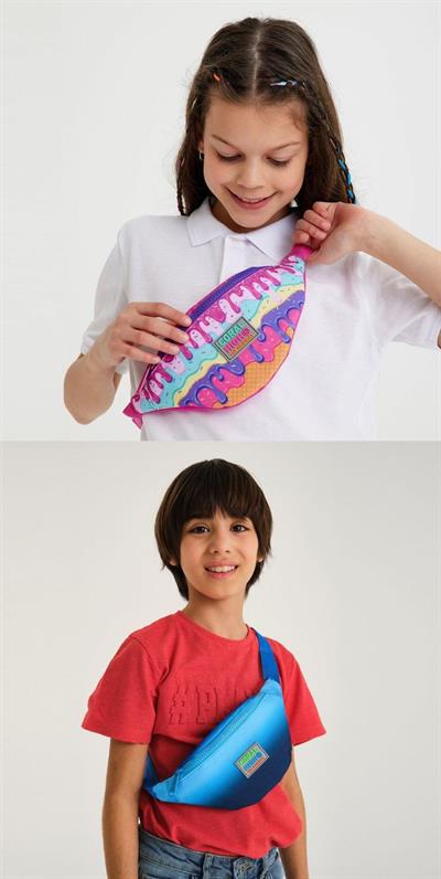 Coral High Yeşil Kırmızı Tokyo Desenli Erkek Çocuk Valiz Seti