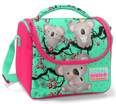 Coral High Yeşil Koala İlköğretim Okul Sırt Çantası ve Beslenme Çanta Seti -  Kız Çocuk