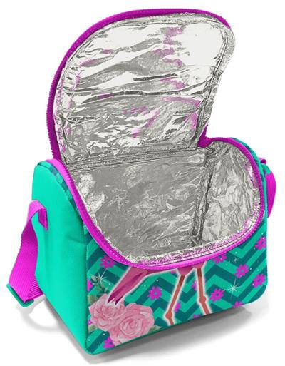 Coral High Yeşil Pembe Flamingo Kız Yalıtımlı Beslenme Çantası
