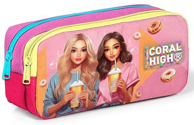 Corol High İki Bölmeli Kız Çocuk Pembe/Sarı Okul Kalemliği 22144