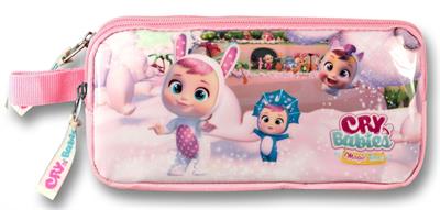 Cry Babies Tavşan Kulaklar Isı Yalıtımlı Beslenme Çantası Ve Kalemlik Seti - Pembe - Kız Çocuk