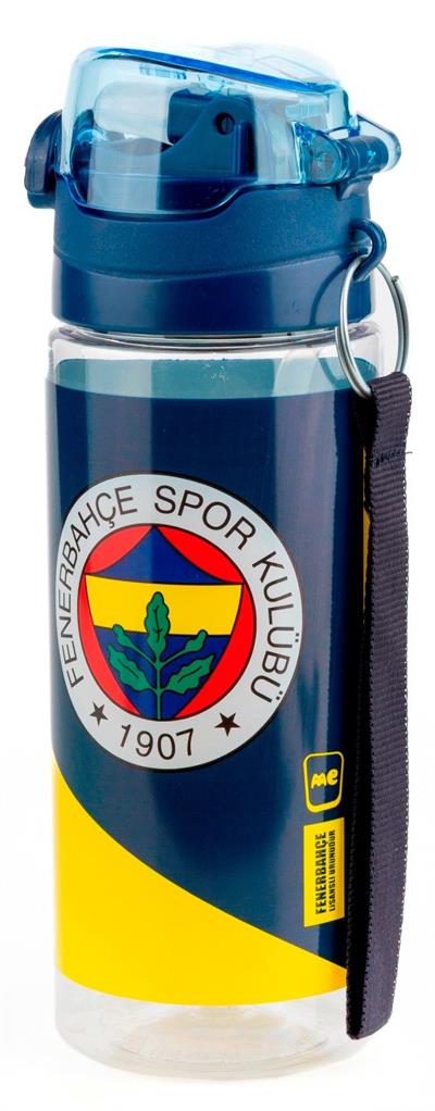 Fenerbahçe Arma Baskılı 500 ml Pipetli Çocuk Okul Matarası/Suluk - 25771