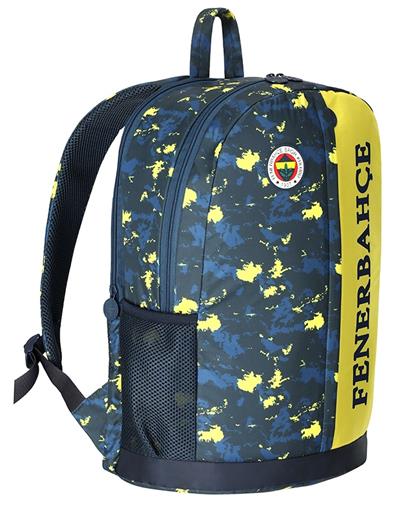 Fenerbahçe Kamuflaj Baskılı Sarı Lacivert Okul ve Günlük Sırt Çantası - ME25700